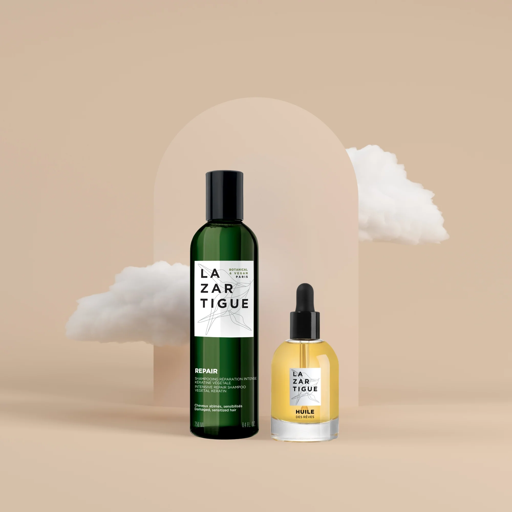 Duo brillance (Shampoing Repair & Huile des Rêves)
